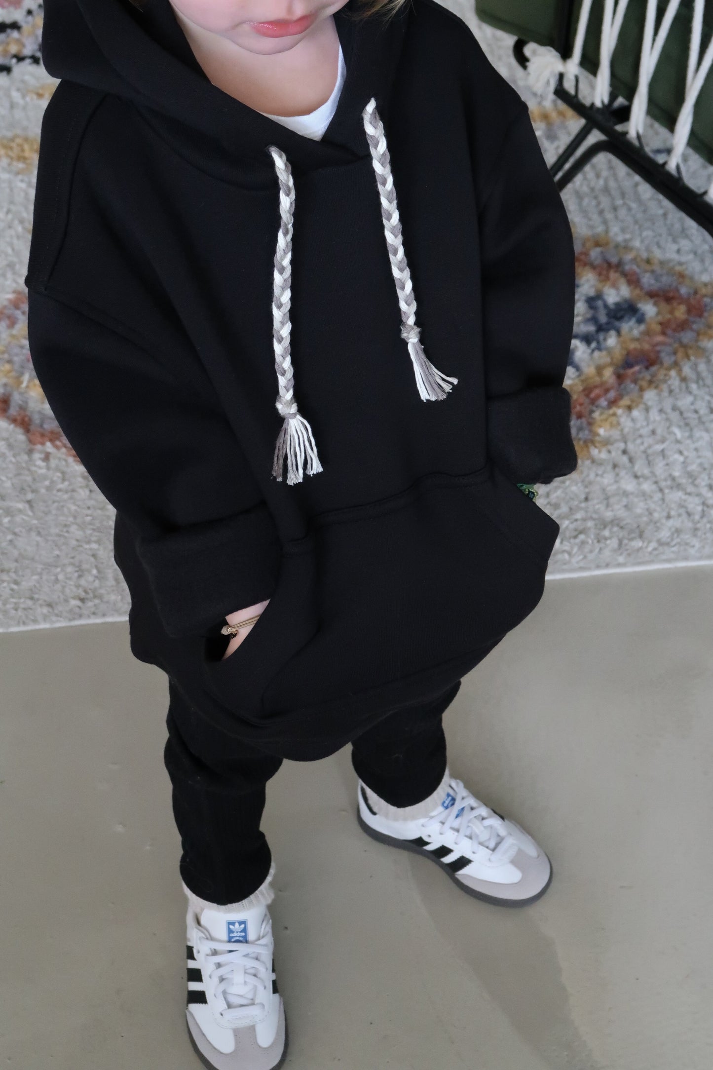 Sweat à capuche Fleur - Enfant